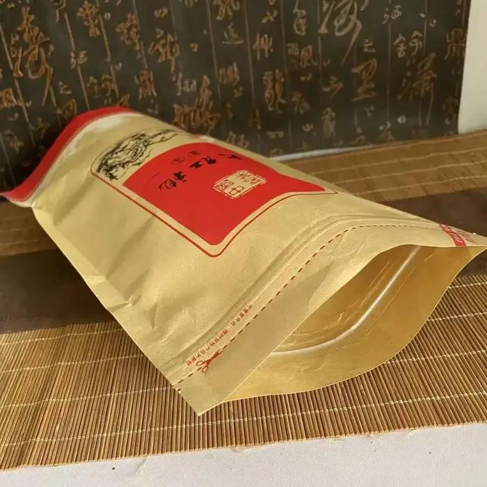Sachet de thé Dahongpao 250G avec fermeture éclair
