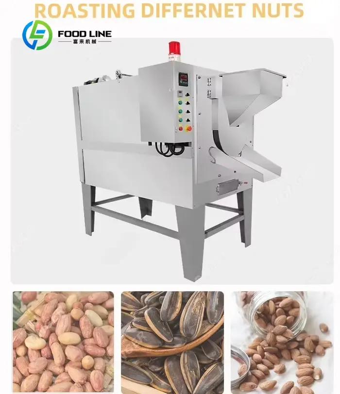 Torréfacteur à tambour automatique Commercial personnalisé