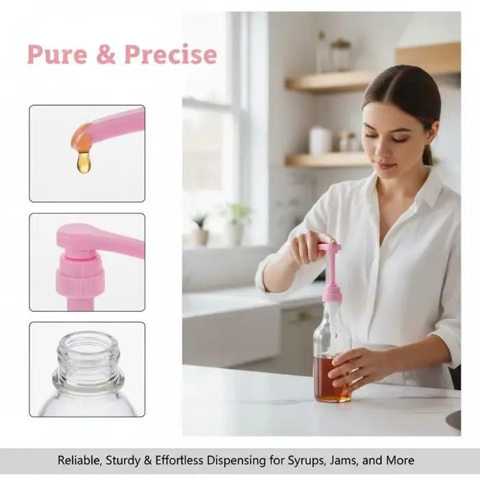 5X pompe à sirop, distributeur de sirop pour café