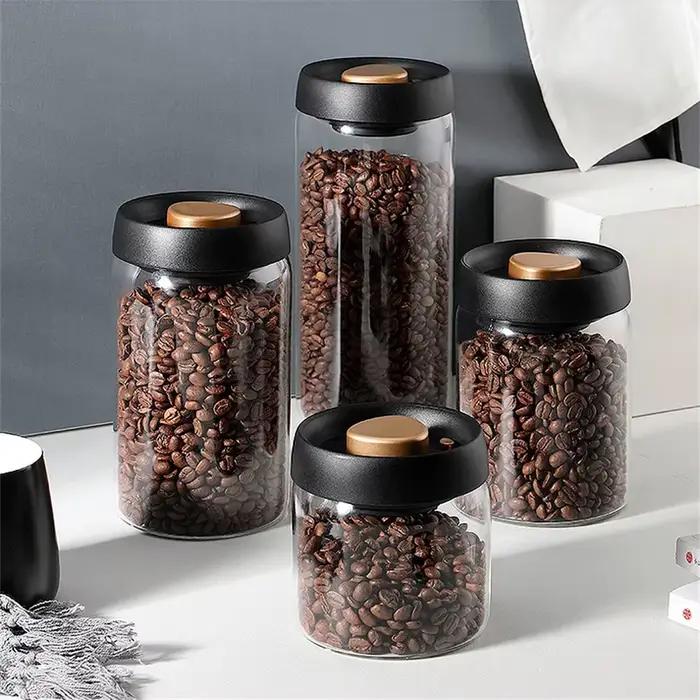 Réservoir scellé sous vide pour grains de café