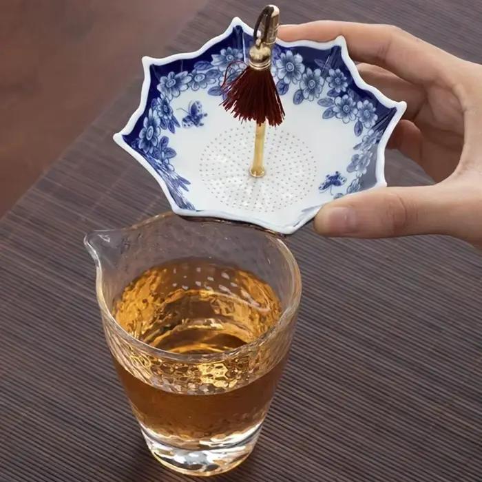 Infuseur à thé en céramique style parapluie