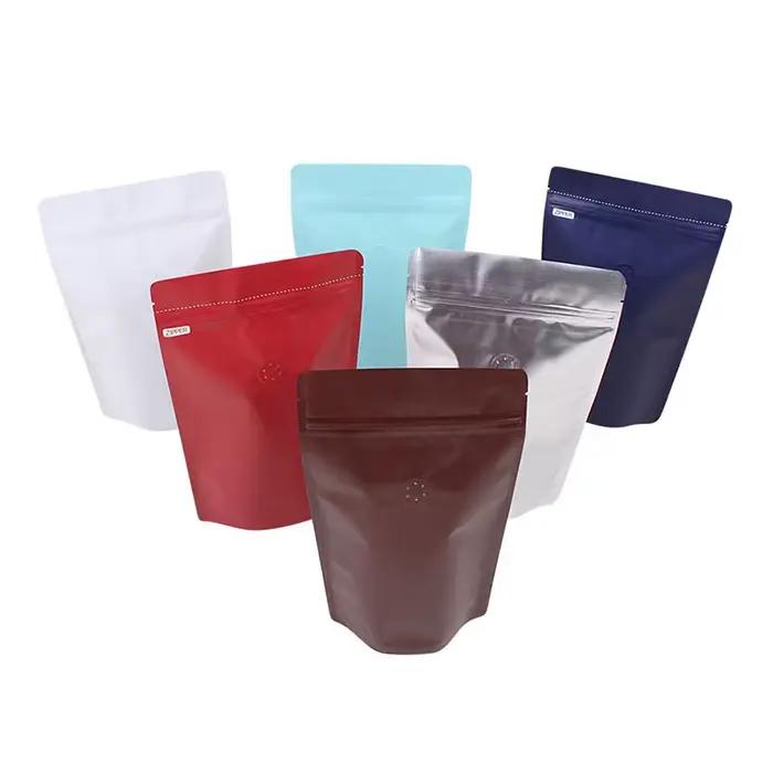 Sacs d'emballage StoBag 20 pièces 250g avec valve scellée en aluminium pour le stockage de café et autres aliments en poudre pour usage domestique et professionnel