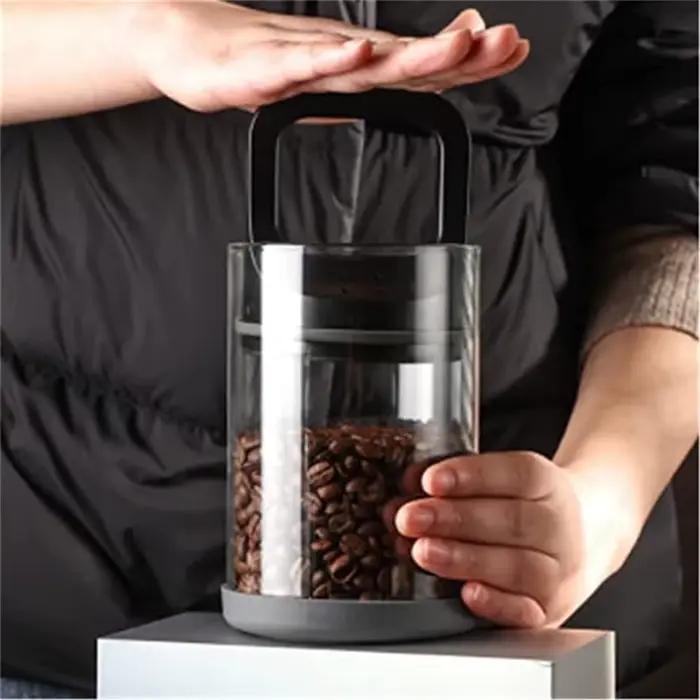 Boîtes de café transparentes ventilées et scellées sous vide
