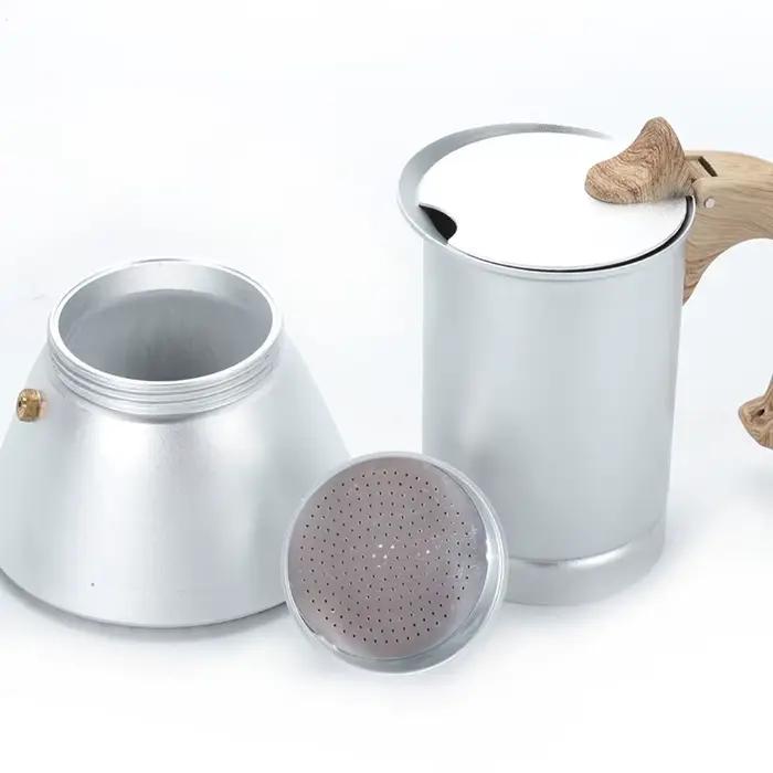JUSTINLAU 150 ml/300 ml cafetière Moka Pot café percolateur Machine expresso Extraction