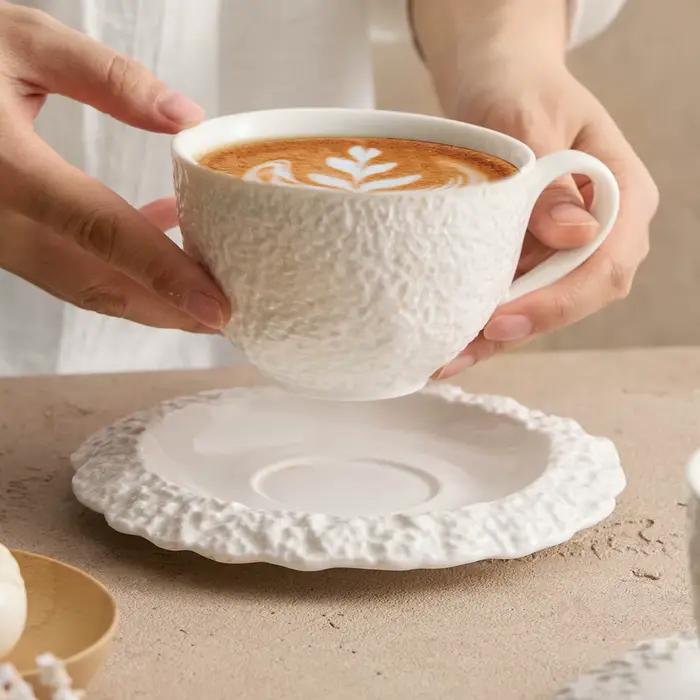 Tasses à café en céramique à Grain de roche