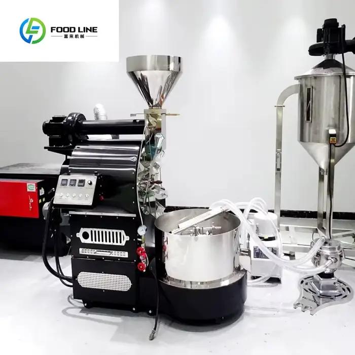 Torréfacteur électrique professionnel à gaz de grande capacité 6kg 12kg 15kg