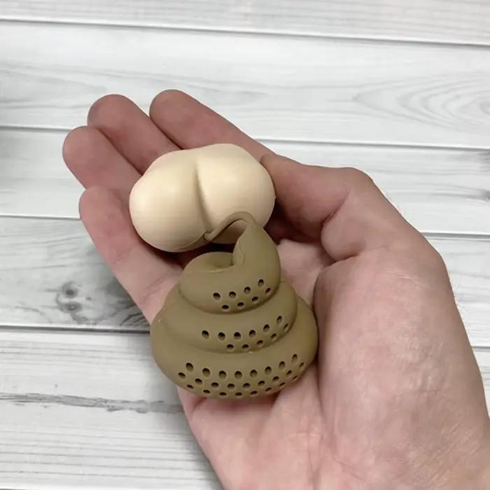 Infuseur à thé pratique en silicone réutilisable pour infuser les herbes