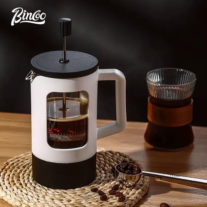 Bincoo 600ML café français presse Pot cafetière haute teneur en verre Borosilicate maison
