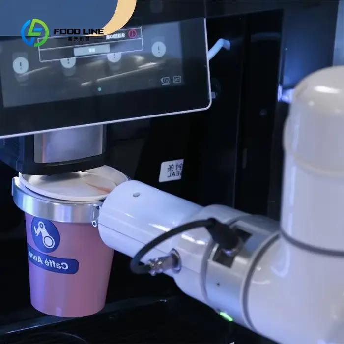 Kiosque à café robotisé à 6 axes personnalisé