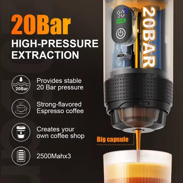 Machine à expresso portable 20 bars