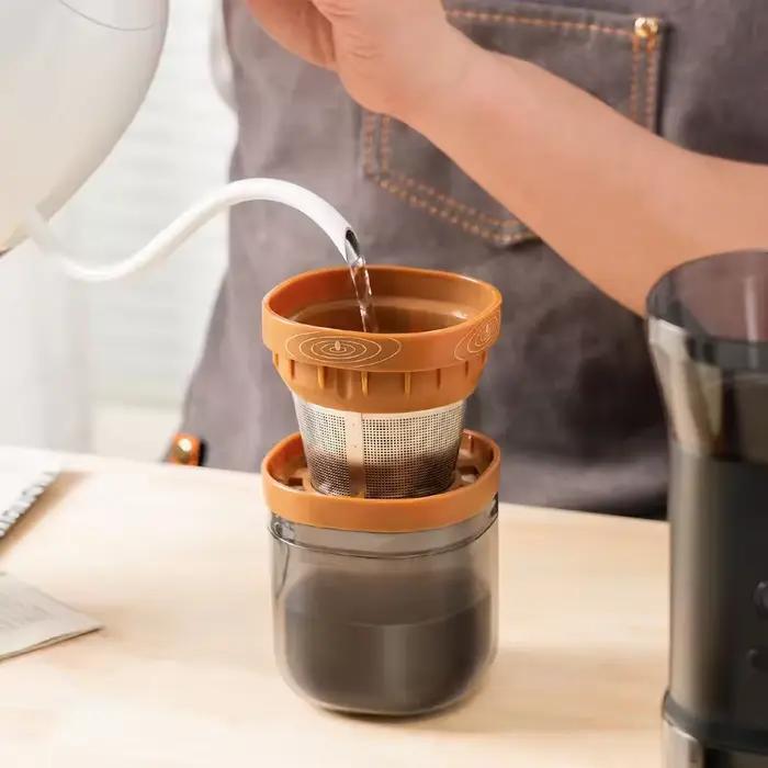 Moulin à café électrique portable en acier inoxydable
