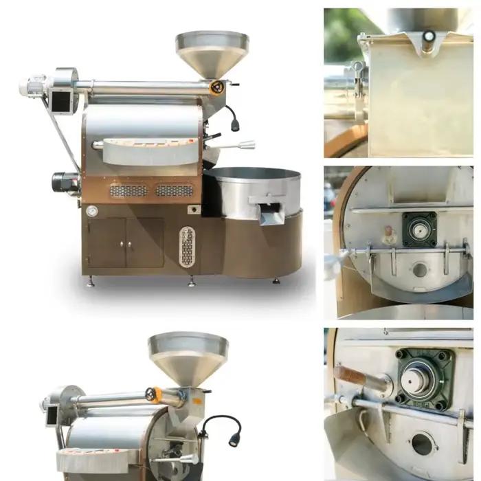 Machine industrielle de torréfaction et de séchage de café électrique automatique de grain