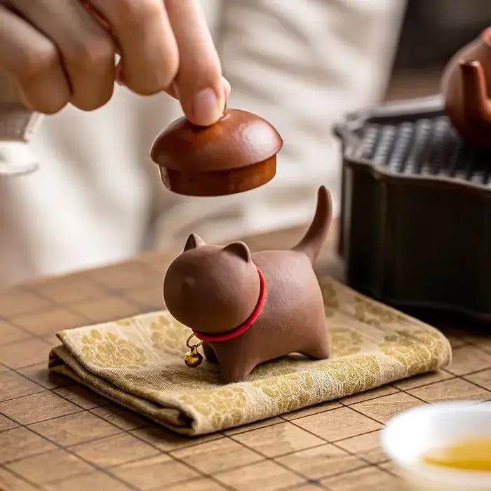 Service à thé Kung Fu en céramique pour animaux de compagnie