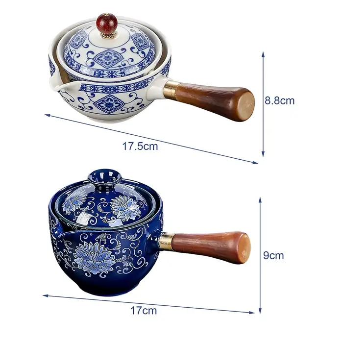 Service à thé chinois Gongfu en porcelaine