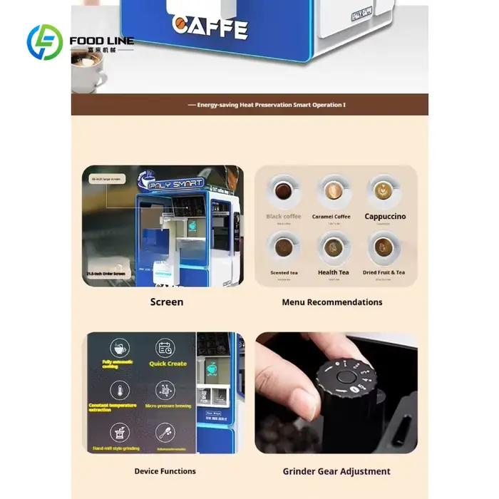 Machine à café robotisée personnalisée pour café glacé