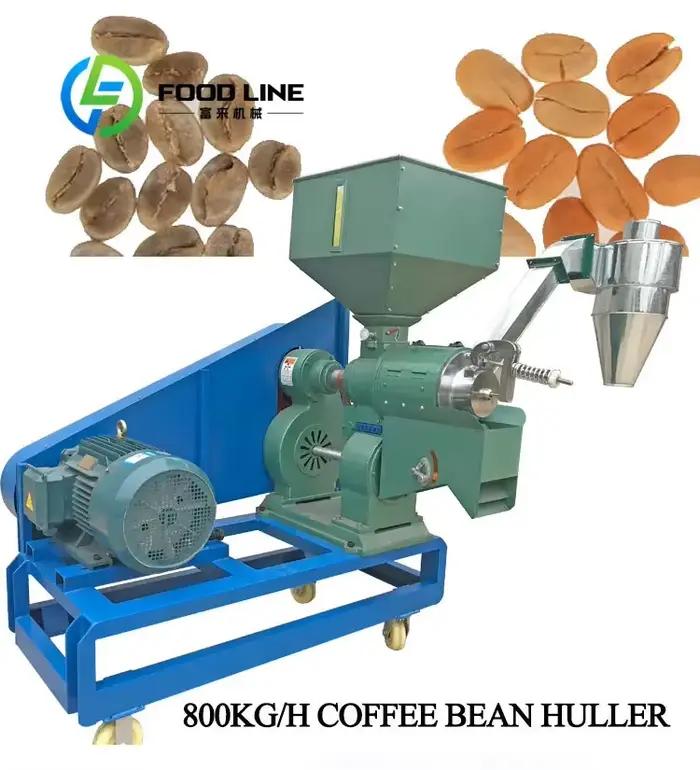 Machine à décortiquer les fèves de cacao 50 kg/h à 800 kg/h pour usine de café