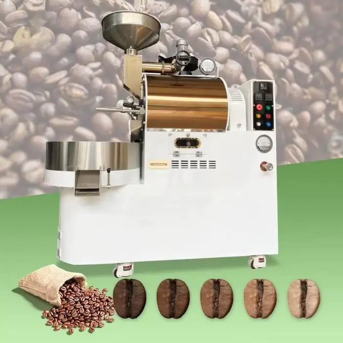 Machine à torréfier le café et le cacao manuelle personnalisable, 100g, 200g, 250g, 300g, 500g, 600g
