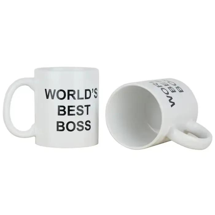 1 pièce, nouvelle tasse à café de 350 ml, la meilleure tasse de patron au monde, tasses amusantes en