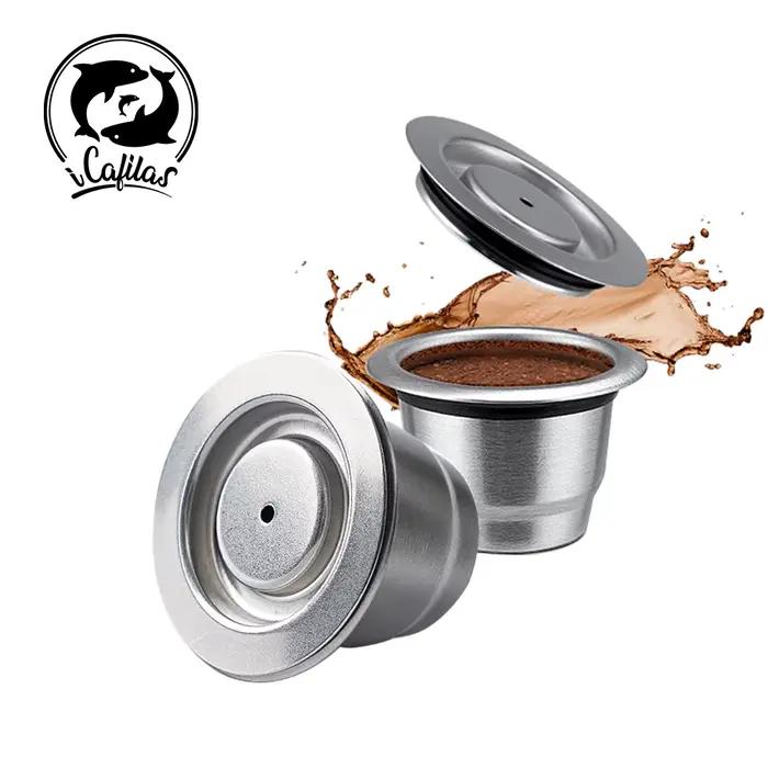 Capsules de café réutilisables pour Nespresso, filtre à café en acier inoxydable, expresso Crema, no