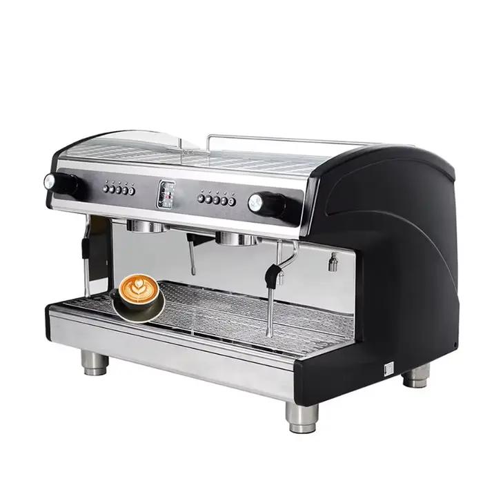 Machine à café expresso semi-automatique professionnelle italienne portable à double tête, 11L, pers