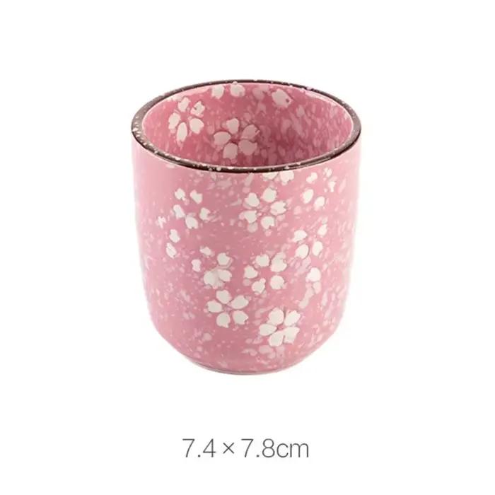 Thé Kung Fu de Style japonais, tasse à thé en céramique sous glaçure en porcelaine, sous-tasse de pr