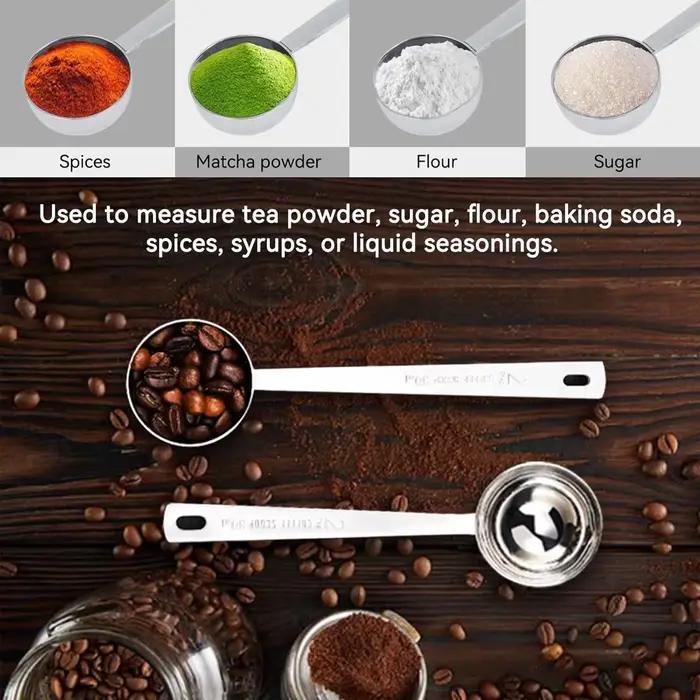 Cuillère à café en acier inoxydable, cuillère à soupe cuillère à mesurer cuillère à café à Long manc
