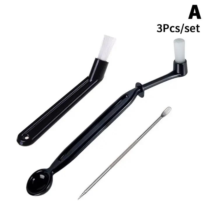 1 ensemble de brosses de nettoyage pour machine à café, brosse de nettoyage en bois pour machine à c