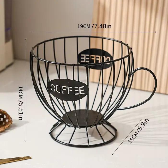 Support de capsules de café grande capacité, forme irrégulière, pour rangement et décoration intérie