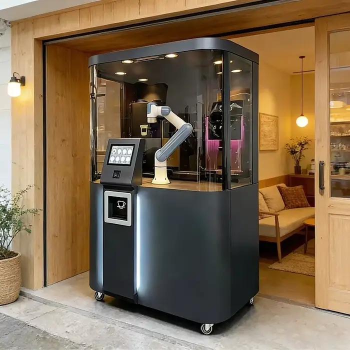 Machine à café robotisée entièrement automatique et personnalisée, haute efficacité, robot à café co