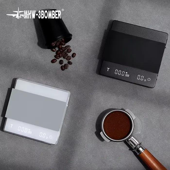Balance à café de cuisine numérique MHW-3BOMBER 2000g/0.1g balance électronique Rechargeable cycliqu