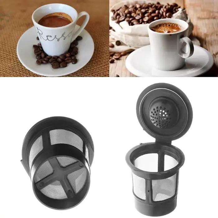 Capsules filtrantes réutilisables en acier inoxydable, 3 pièces, pour cafetière Keurig 1.0 et 2.0 K2