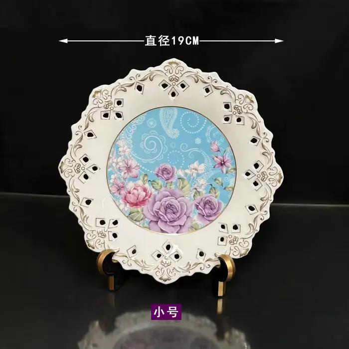 Service à café pour thé de l'après-midi, style palais, tasse à café, pot ajouré, plaque Dim sum
