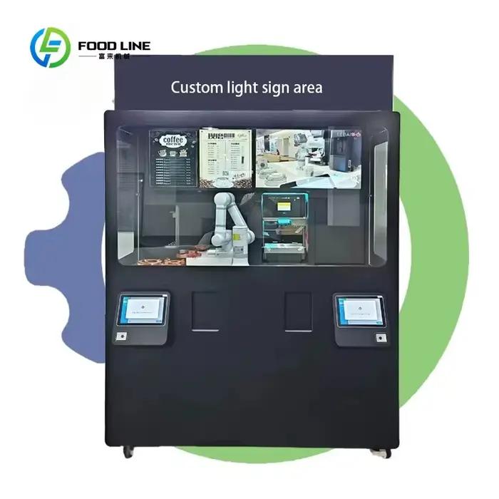 Machine à café CNC commerciale personnalisée - Machine à latte/cappuccino automatique, avec écran ta