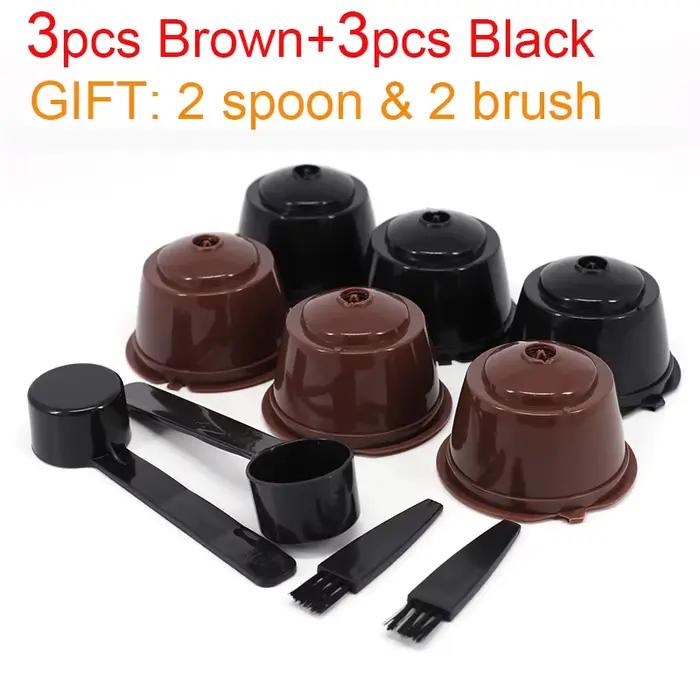 Capsules de café rechargeables pour Dolce Gusto, dosettes vides réutilisables, tasse filtrante en pl