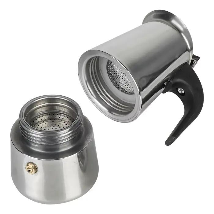 Cafetière Moka en acier inoxydable, 2/4/6/9 tasses, moka expresso Latte, filtre de cuisinière, cafet
