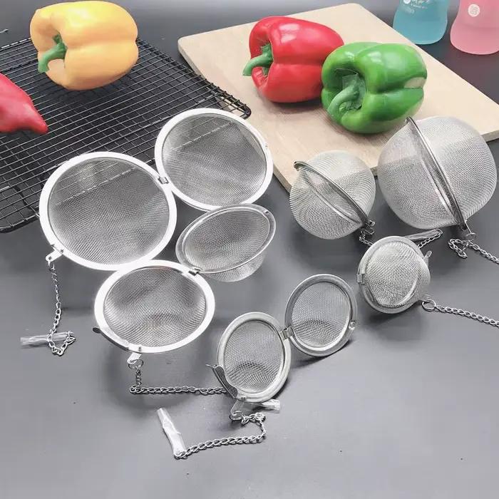 Boule à thé infuseur à thé en acier inoxydable maille