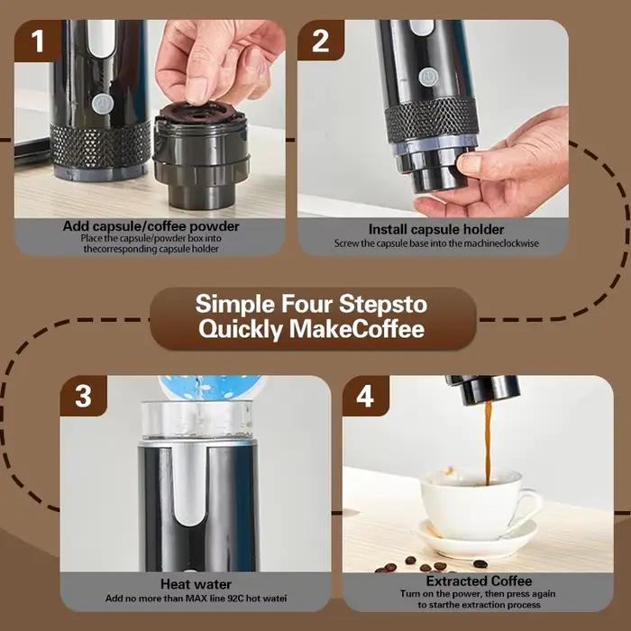 Cafetière à capsules électrique Portable