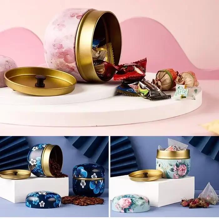 Boîte à thé portable, boîtes de rangement