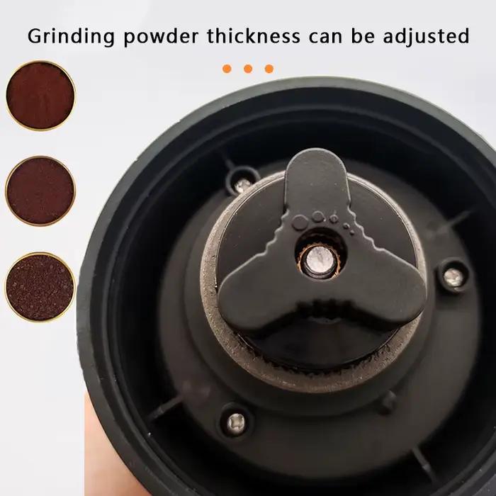 Moulin à café électrique réglable avec charge USB