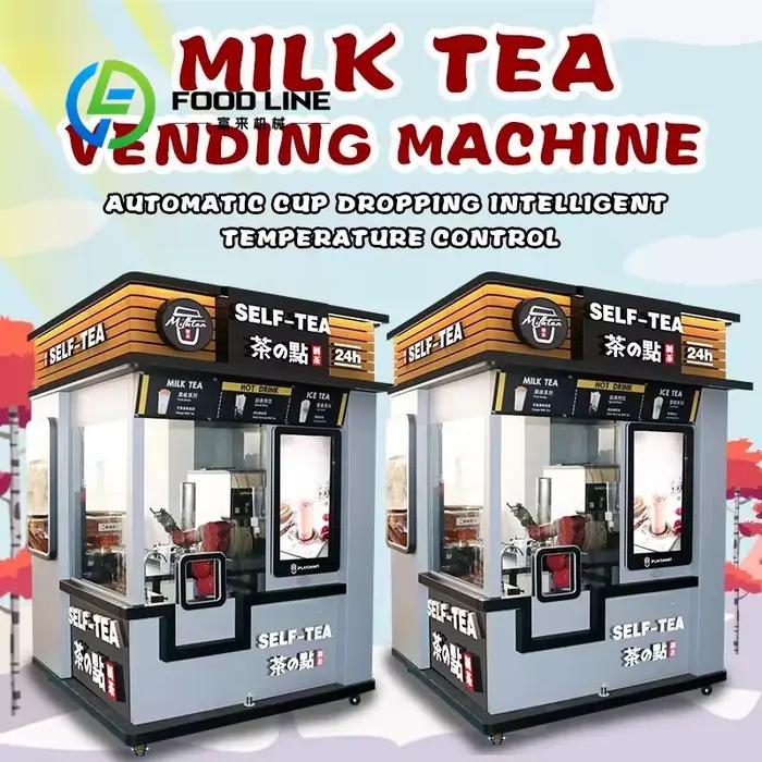 Distributeur automatique de boba en gros machine à thé aux bulles entièrement automatique bras robotique cobot robot à thé meilleur choix pour professionnels et amateurs occaions spéciales