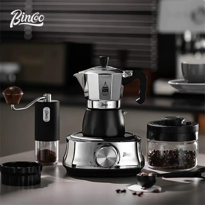 BINCOO Pot Moka à Double Valve