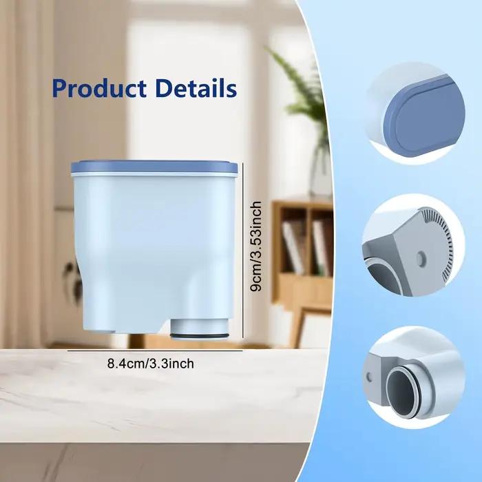 Paquet de 1/2/4 filtre à café CA6903 Compatible avec Philips AquaClean, Aqua Clean dédié Anti-calc et filtre à eau pour Supe