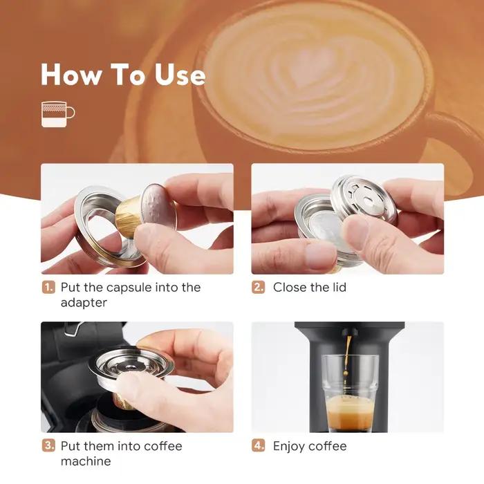Adaptateur de capsules de café pour dosettes originales Nespresso