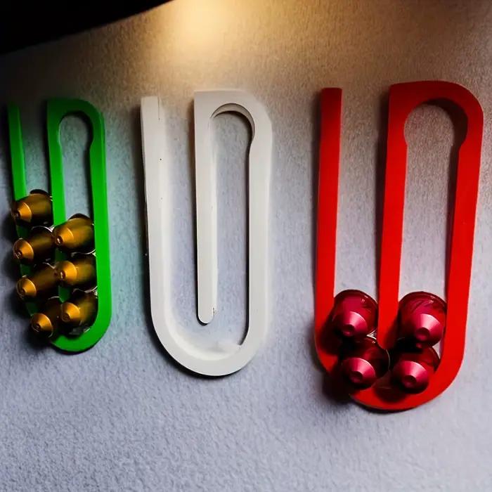 Support mural pour capsules Nespresso - Conception coulissante et facile d'accès