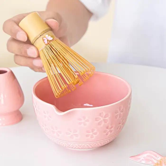 Fouet Matcha traditionnel en bambou