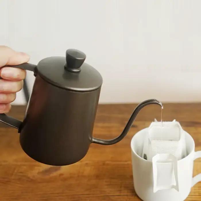 Bouilloire à café TIMEMORE Fish03 acier inoxydable pour café goutte à goutte thé voyage bureau occasionnelle usage quotidien durable facile à transporter
