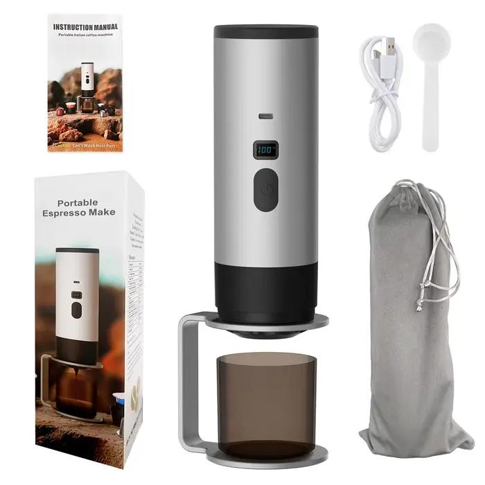 Machine à café expresso électrique portable sans fil 3 en 1 pour déplacements camping et petites pauses café occasions spéciales