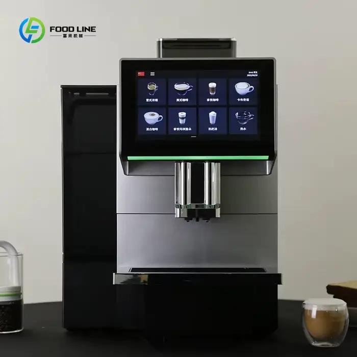 Machine à café italienne professionnelle entièrement automatique personnalisée