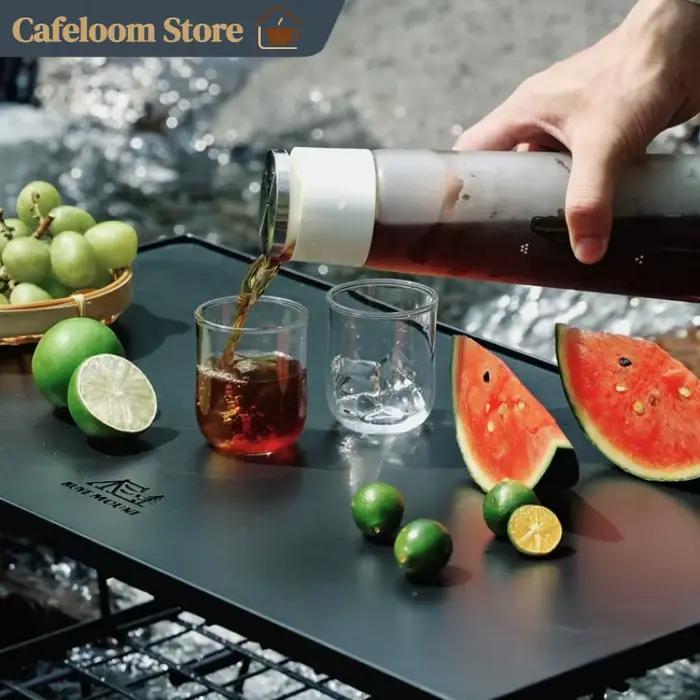 Carafe à café froid en verre à haute teneur en borosilicate 600 ml pour maison et occasions spéciales