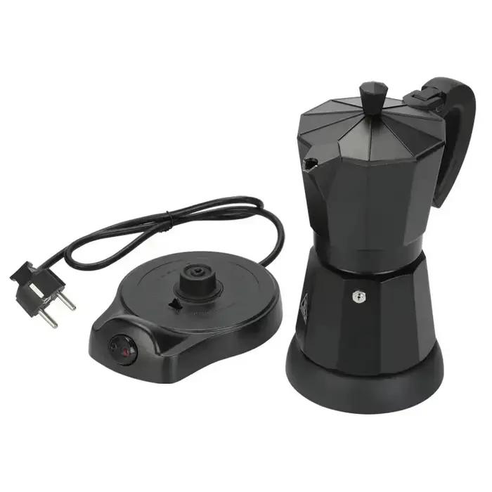 Pot à moka électrique en aluminium